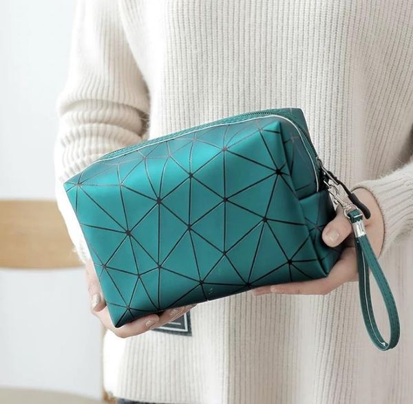 

storage bags fashion makeup bags,portable waterproof cosmetic organizer bag pu large capacity holder with handle for women sn1451
