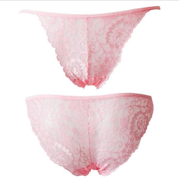 

women's panties underwear women lure breathable lace low waist ladies seamless hip briefs panties po8d, Black;pink