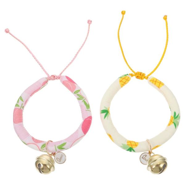 

cat collars & leads 2pcs collar with bell pet choker adornment practical accessory