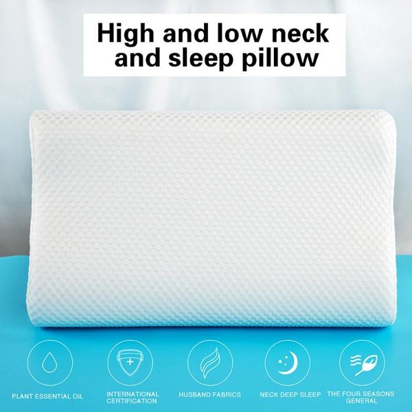 

pillow pon memory foam contour orthopedic neck cervical vertebra support care bedding big large 50*30cm