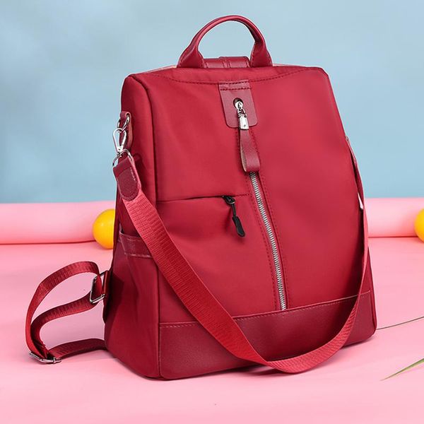 

large capacity oxford backpacks for women travel bagpack patchwork color school bags teenage girls fashion big back pack backpack style