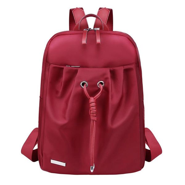 

backpack shoulder bag for women style academic fold oxford cloth large capacity schoolgirl schoolbag leisure travel