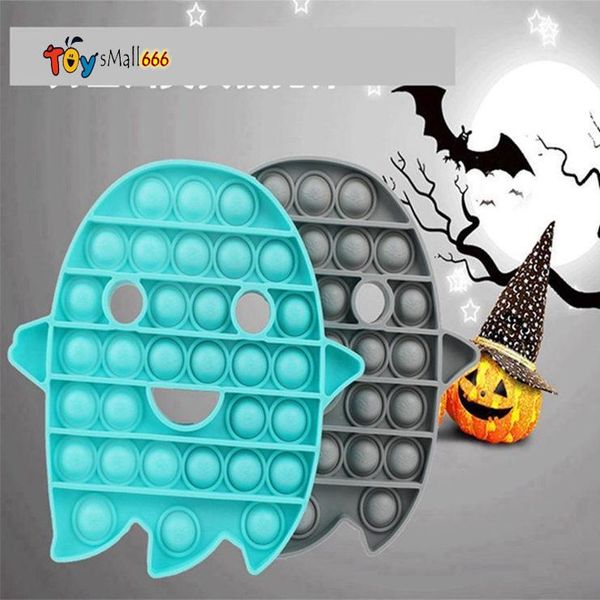

halloween fidget toy halloween ghost shape party favor silicone stress reliever dimple sensory toys dhl ship