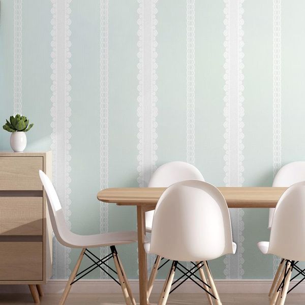 

wallpapers cute sweet lace striped wallpaper self-adhesive waterproof pvc wall papers bedroom living room decor papier peint ez257
