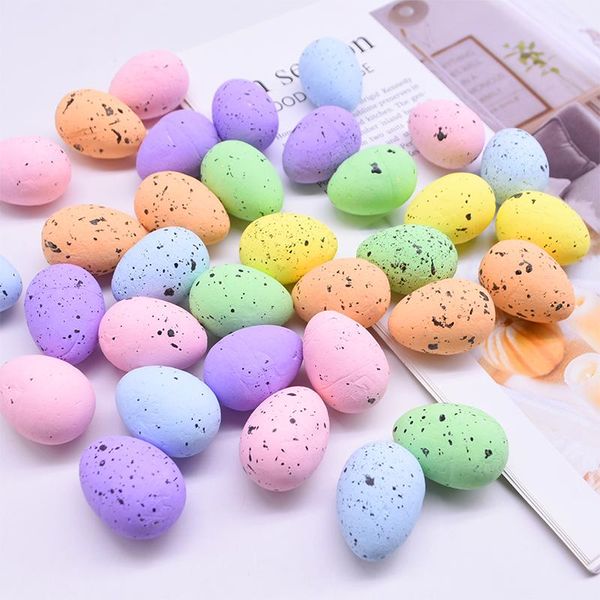 

party decoration 20pcs foam bird pigeon eggs easter for home egg festival ornament kids gift favor diy painted craft supplies