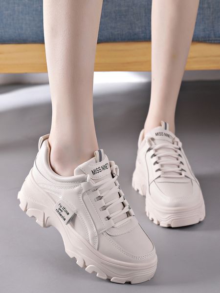 

original fashion ladies old daddy shoes women casual breathable thick bottom heightening sports running female outdoor jogging walking