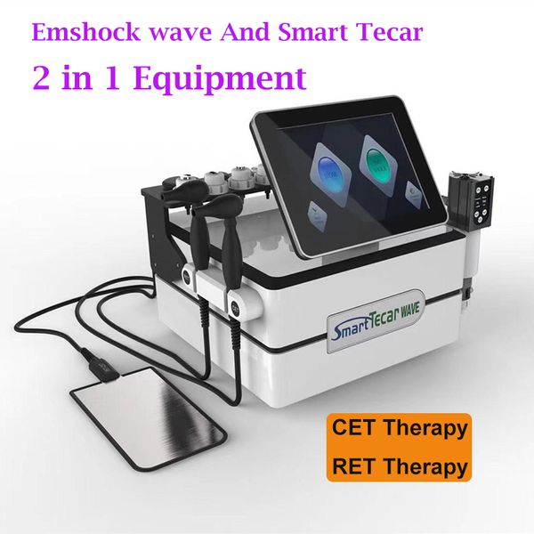 Tecar Therapy Physio Body Reduction Riduzione Shock Owave Machine / EMS Shock Wave con certificazione CE