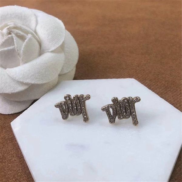 

earrings new letter 925 silver needle personality black friday deals