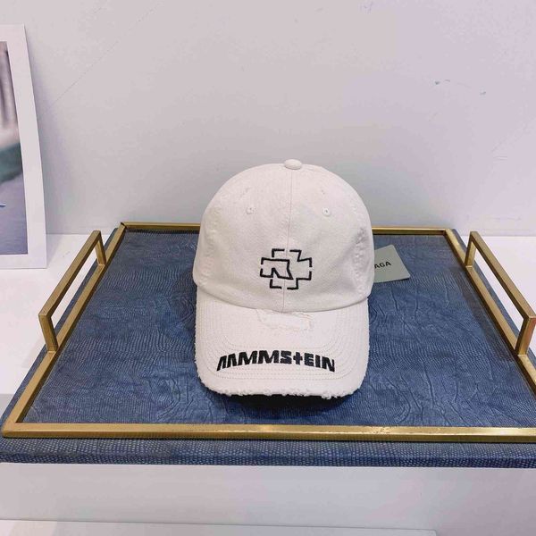 

home b ~ correct version 21 new paris duck tongue hat in early german chariot joint letter embroidered baseball cap, Blue;gray