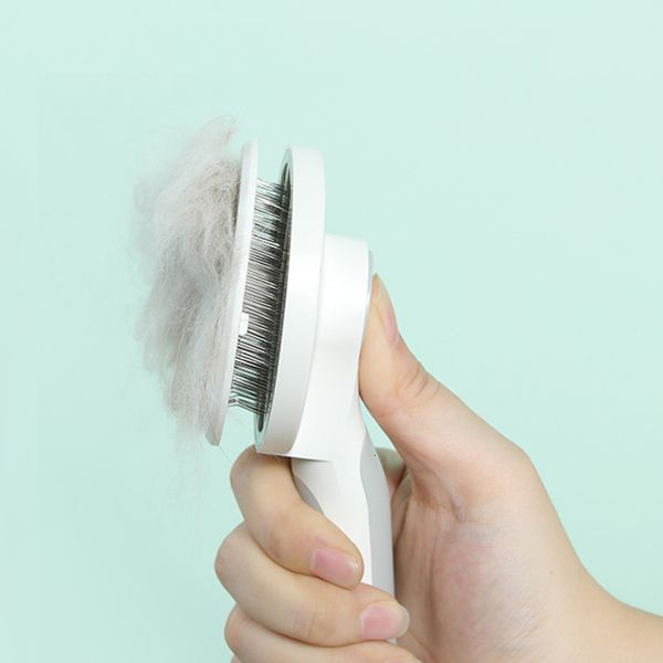 

other cat supplies self cleaning slicker brush for dog and removes undercoat tangled hair massages particle pet comb improves circulation 60