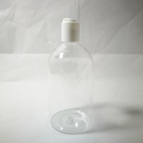 

storage bottles & jars 12pcs 500ml empty shampoo plastic containers with disc cap,sample liquid soap pet bottle press lid,cosmetic packaging