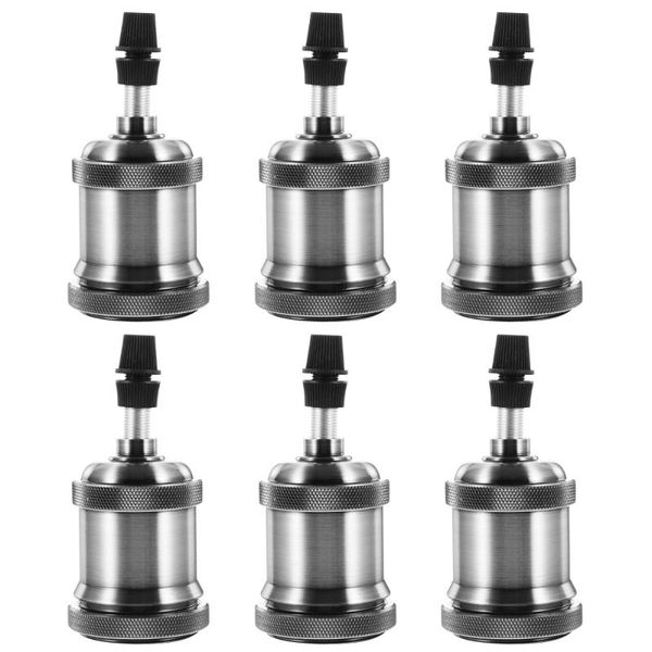 

lamp holders & bases 6pcs hanging light vintage lights sockets aluminum
