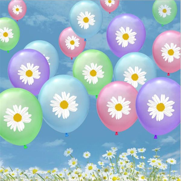 

summerfresh daisy wedding sequin balloon birthday holiday party decoration