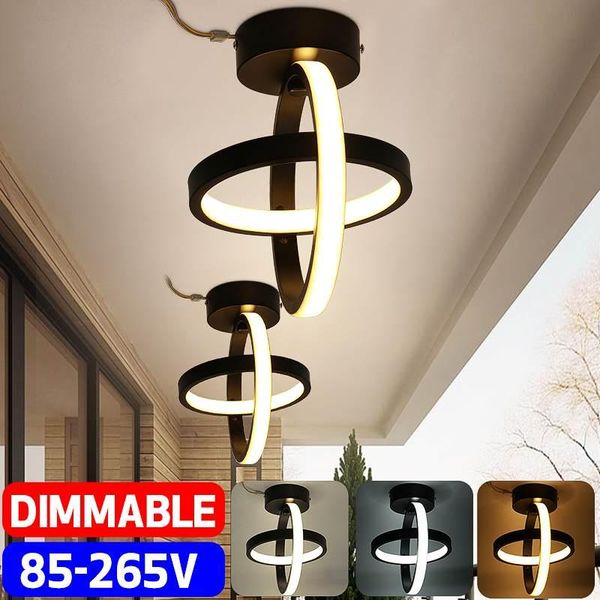 

modern ceiling light led corridor lamp balcony lights for living room bedroom home lighting cool/warm white dimmable ac85-265v