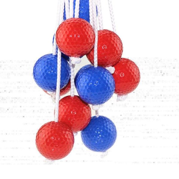 

golf balls 6pcs outdoor sports ladder ball practice stringing hole training aids