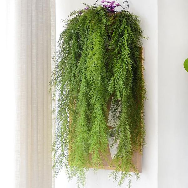 

decorative flowers & wreaths artificial flower canadian pine needle wall mount home decoration fake wedding
