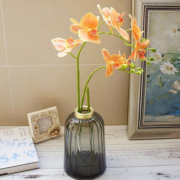 

decorative flowers & wreaths 2 fork 3d print butterfly orchid green plastic idyllic country fake flower table interior wedding decoration