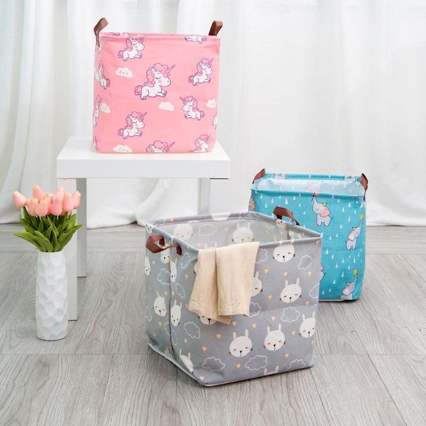 

storage bags for laundry basket cube folding kids toy sundries books dog toys organizer box clothes bag