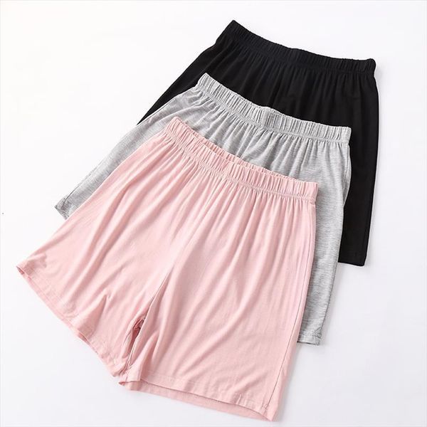 

summer short pant shorts women casual loose cotton modal, White;black