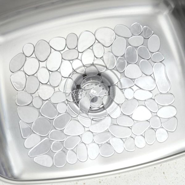 

mats & pads 2pcs/pack kitchen sink drainage protective cover multifunctional accessories pvc glasses dish drying mat home cushioning soft