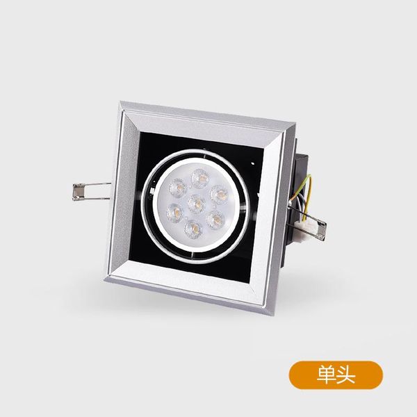 

downlights 7w led bean pot lamp 360 adjustable ceiling grille downlight ac 85-265v