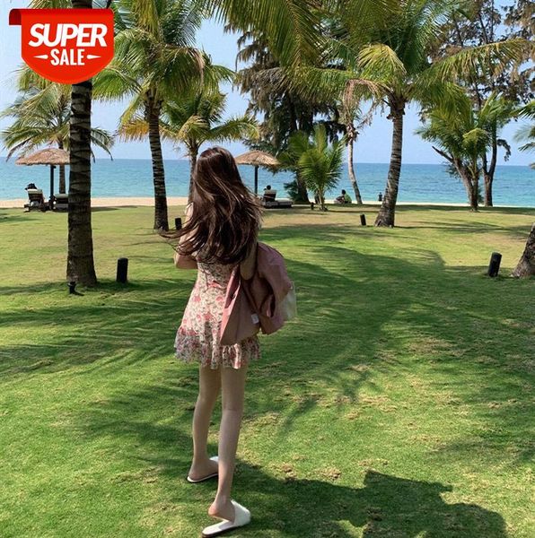 

[your boyfriend wants to bite you] falling into the rose garden small floral skirt is a yyds sling pleated #yt4v, Black;gray