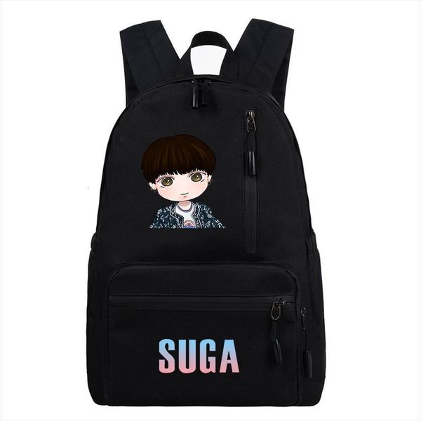 

kpop bangtan boys dynamite backpack jk suga v school bag fashion all match casual men and women canvas