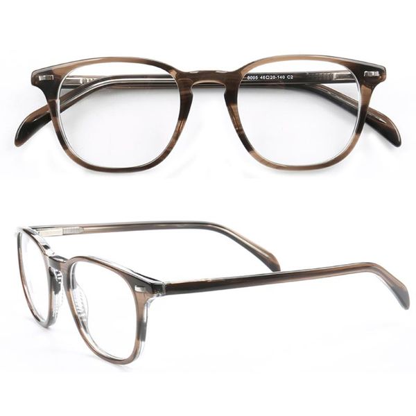 

fashion sunglasses frames women round glasses men optical eyeglass acetate vintage square prescription eyewear black brown