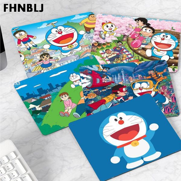 

mouse pads & wrist rests fhnblj non slip pc doraemon beautiful anime diy design pattern game mousepad selling wholesale gaming pad