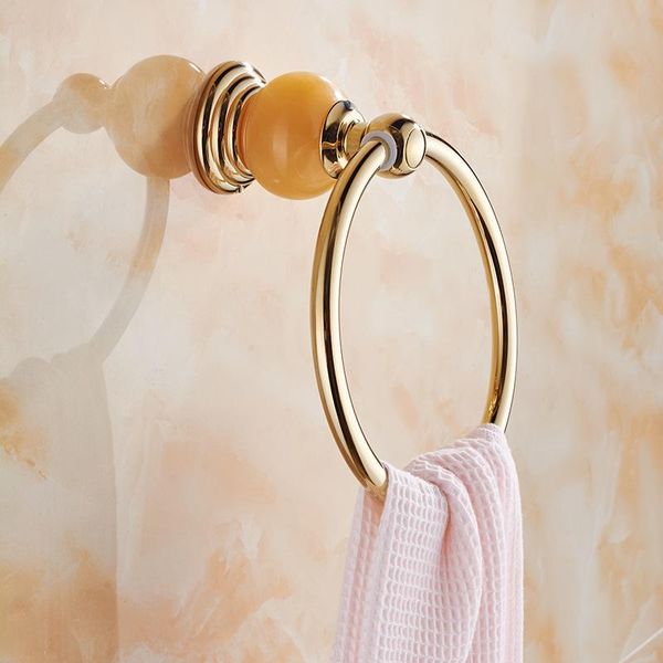 

towel racks stainless steel european-style gold-plated ring rack shelf z bath