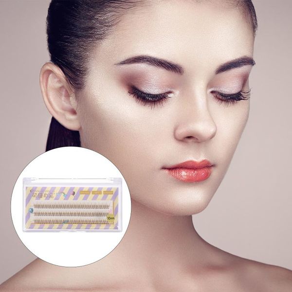 

false eyelashes 1 box decorative fake lashes natural brown