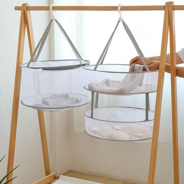 

storage bags clothes basket, net, drying clothes, flat net bag, household drying, socks, sweater, special