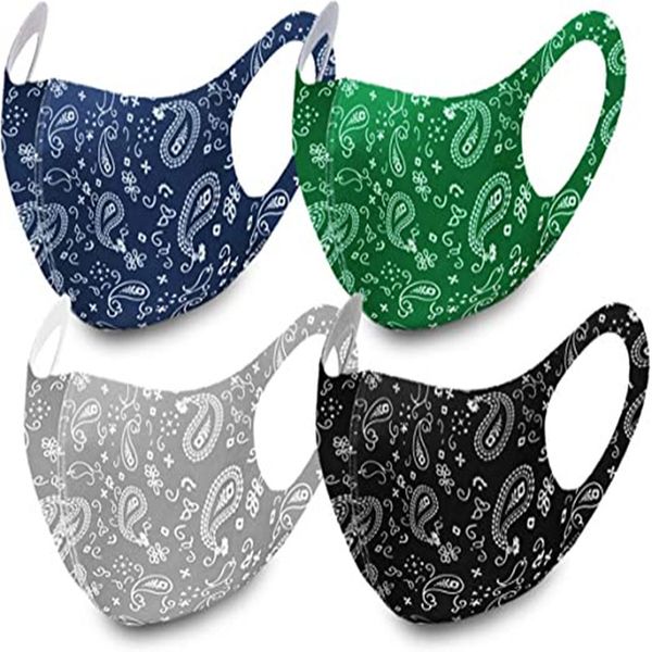 

3d star ice silk mask wash cotton men's halloween personalized printed