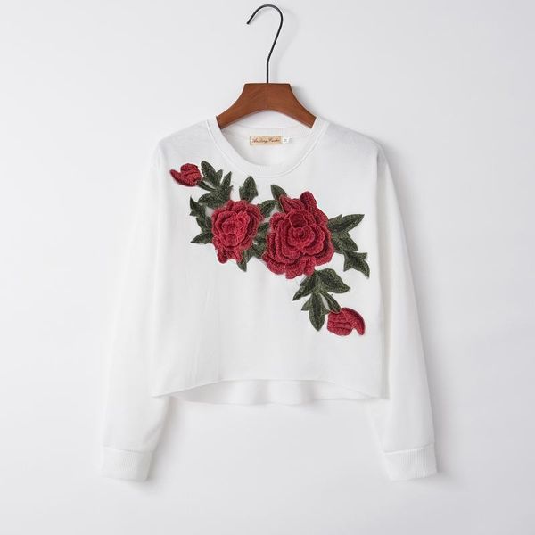 

women's hoodies & sweatshirts cross flower 2021 design women casual kawaii harajuku sweat girls european korean, Black