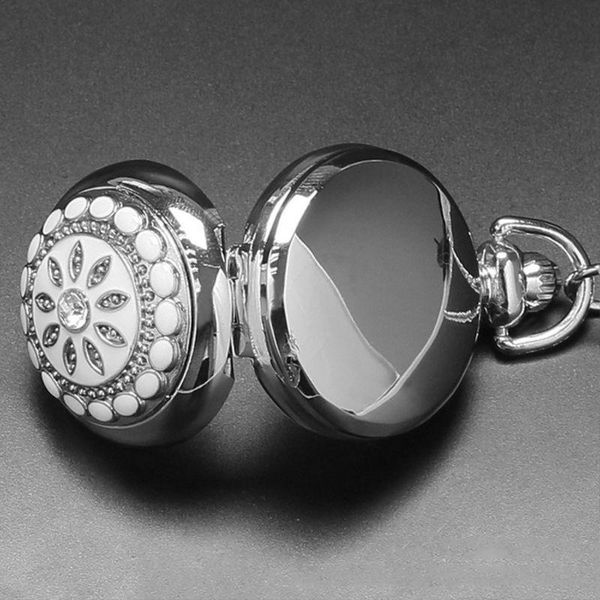 

pocket watches antique quartz watch clock vintage luxury collar pendant necklace hanging retro ancient time men women gifts high end, Slivery;golden