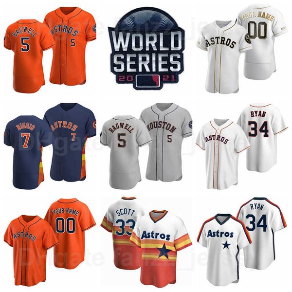 

baseball 25 jose cruz jersey 2021 world series 34 nolan ryan 5 jeff bagwell 7 craig biggio 24 jimmy wynn 33 mike scott navy blue orange whit, Blue;black
