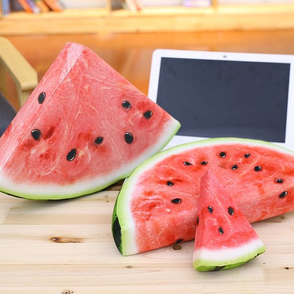 

lifelike half quarter fruits plush pillow orange grapefruit watermelon kiwi decor summer fruits chair seat cushion throw pillow