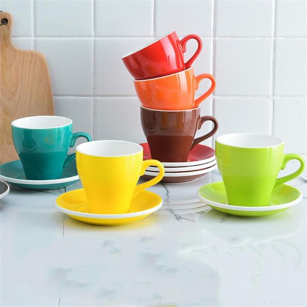 

mugs 350ml ceramic coffee cup saucer spoon set creative home mug breakfast british afternoon tea coffeeware