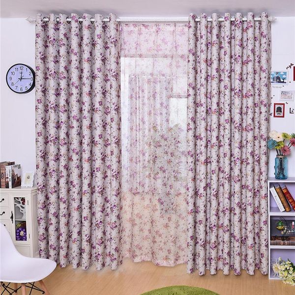 

curtain & drapes bedroom window blackout short roman curtains for living room door pink ready and tulle flower printed
