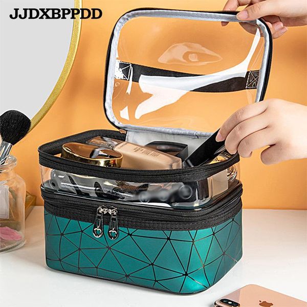 

toiletry bag waterproof men hanging makeup tpu travel organizer cosmetic for women necessaries make up bags & cases
