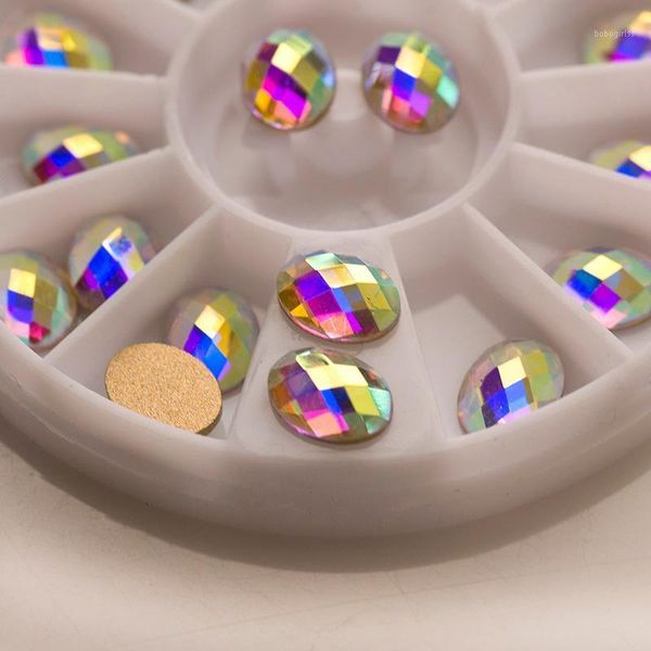 

net facet oval shape non fix crystal rhinestones flatback strass stones shiny glue on glass diy nail art supplies1, Silver;gold