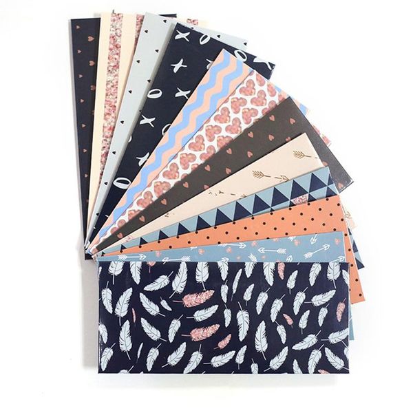 

gift wrap 12pcs/pack creative retro plastic sulfuric acid paper envelopes letter bags