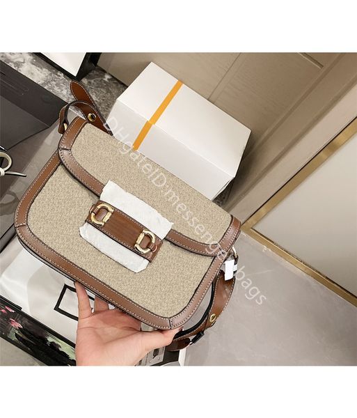 

luxury designer women fashion bag genuine leather patchwork classic retro all-match simplicity printing shoulder bags