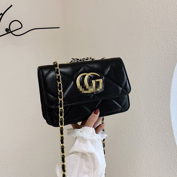 

fashion diamond messenger chain bag women's pu leather wallet and handbag