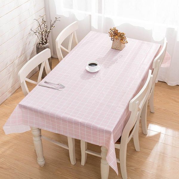 

table cloth home small fresh checkered waterproof tablecloth easy to clean the living room oil and pvc