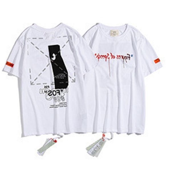 

summer youth short sleeve style off creative fun letter fusheng printing arrstyle loose cotton t-shirt, White;black