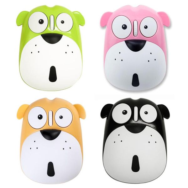 

mice cute cartoon wireless mouse usb optical computer mini 1200dpi dog design lapdom668