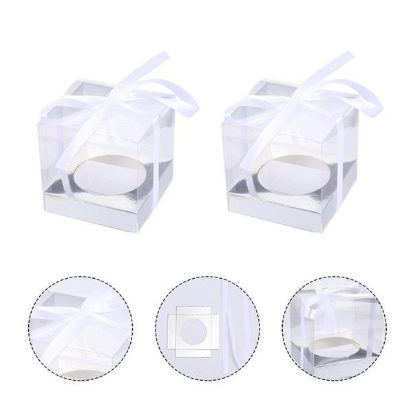 

gift wrap 24 pcs 1 bag folding packaging boxes nougat candy with ribbon