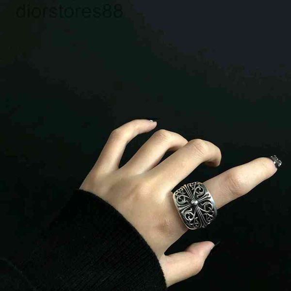 

ring croquet crusader flower six star thai silver men's