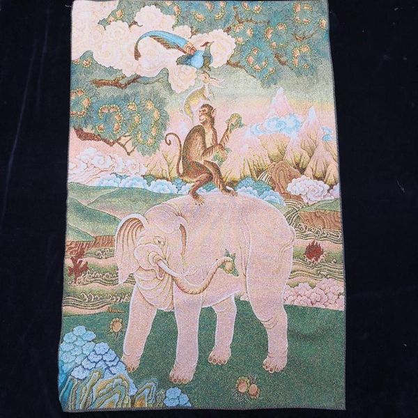 

other arts and crafts tibetan buddha thangka nepalese portraits, monkeys elephants